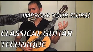 GUITAR TECHNIQUE TIP HOW TO IMPROVE SLURS [upl. by Chelsy]