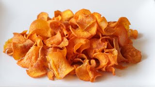 How to Make Thin Crispy Sweet Potato Chips  Easy Potato Chip Recipe [upl. by Howard826]