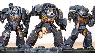 We painted a 2250 points CARCHARODONS Army Warhammer 40k Space Marines Showcase [upl. by Girand30]