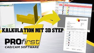 KALKULATION der Einzelteile im STEP Format [upl. by Lajes]