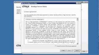 Citrix XenApp 65 Lesson 2 Installing the first XenApp server into the farm [upl. by Mohammed]