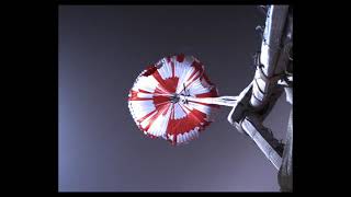 Perseverance’s Descent amp Touchdown on Mars Parachute UpView Camera 2 POV Official NASA Clip [upl. by Clarabelle]