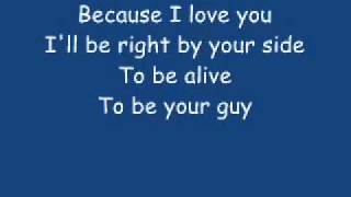 Because i love youStevie B lyrics For my lovely lady [upl. by Aivatal]