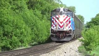 Metra Westbound through Hainesville [upl. by Nwahsyt402]