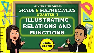 ILLUSTRATING RELATIONS AND FUNCTIONS  GRADE 8 MATHEMATICS Q2 [upl. by Gabbert]