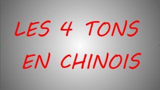 Les 4 tons de la langue chinoise [upl. by Yltneb]