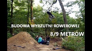 BUDOWA WYRZUTNI ROWEROWEJ  PIERWSZE SKOKI 89 Metrów przelotu [upl. by Ettenirt]