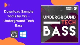 Download Sample Tools by Cr2 – Underground Tech Bass [upl. by Esiole]