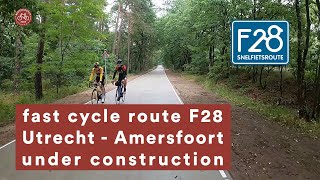 The F28 cycle route under construction [upl. by Notyrb440]