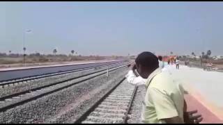 Nizamabad to Karimnager train Armoor station [upl. by Ahsoem]