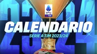 Il CALENDARIO della Serie A TIM 20232024 con Giorgia Rossi Cannavaro Matri e Di Biagio [upl. by Ameerahs]