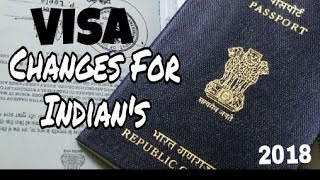 Visa rules for indian PassPort Holders 2018 [upl. by Vasos804]