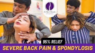 How is Severe back pain amp spondylosis treated Live video  Dr Ravi Shinde  livevideo [upl. by Barber338]