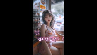 AI VIDEO 편의점 샛별이에게 고백하는 날 ♡ GThe day I confess to Saetbyul at the convenience store ♡ ai aigirl [upl. by Mar]