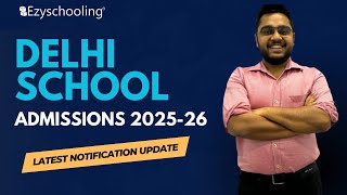 Delhi School Admission Forms NurseryKGClass1 Notification 202526  Apply Online [upl. by Noitsirhc]