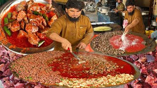 BIGGEST GIANT SIZE MUTTON TAWA FRY KALEJI MAKING  SPECIAL PESHAWARI SPICES TAWA FRIED LIVER RECIPE [upl. by Hillari780]