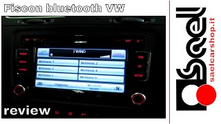 Bluetooth Fiscon VW RCD510  RNS510 retrofit  Sael snc [upl. by Ahsened187]