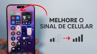 Como Melhorar o SINAL DE CELULAR do iPhone [upl. by Hyacinthia]