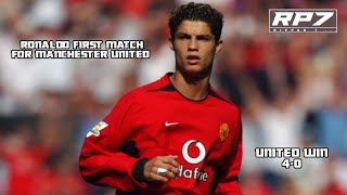 Cristiano Ronaldo’s Electrifying Debut for Manchester United [upl. by Launce39]