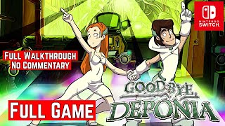 Goodbye Deponia Switch FULL GAME Gameplay Walkthrough  No Commentary [upl. by Suu638]