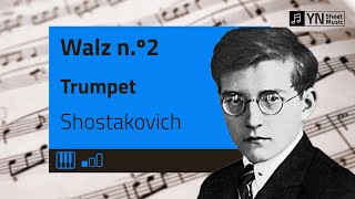 Dmitri Shostakovich  Waltz n2  Trumpet [upl. by Herman]