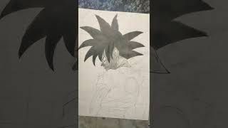 Goku Drawing 😍 art shorts goku drawing [upl. by Verile]