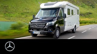 MercedesBenz Sprinter and HYMER Camper vans [upl. by Orimar629]