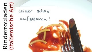 Rezept  Italienische Rinderrouladen Red Kitchen  Folge 05 [upl. by Studley]