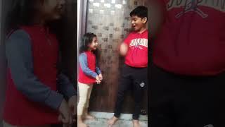 Bhai bahan comedy 😁😄😄😄comedy funny youtubeshorts [upl. by Sinnaiy]