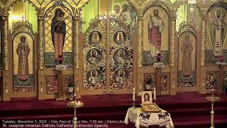 Tuesday November 5 2024  Holy Face of Jesus Dev 700 am  Divine Liturgy 730 am [upl. by Jd]