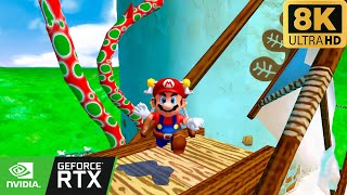 8K60 Mario Sunshine ULTRA Settings  4K Texture Pack  Modded [upl. by Bijan278]