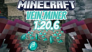 Minecraft Java 1206 Vein Miner Data Pack ShowcaseHow to Install [upl. by Tomlinson]