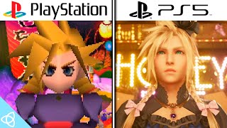 Final Fantasy VII Remake  PS1 Original vs PS5 Remake  Side by Side [upl. by Katerina304]