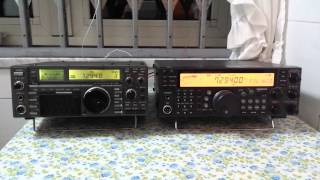 KENWOOD TS570DG vs ICOM IC735 [upl. by Swee]