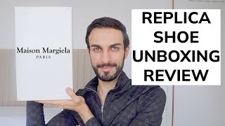 Maison Margiela Replica Shoe Unboxing  Review [upl. by Beauvais]