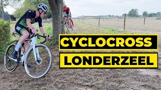 CYCLOCROSS RACE  LONDERZEEL STEENHUFFEL  GoPro hero 12 BIKE FOOTAGE  4K 60 fps [upl. by Yelrebmik]