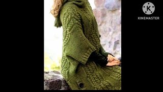 Women Modern Style Crochet Poncho Design ideas poncho a crochet para mujer [upl. by Almeda]