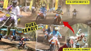 DUEL SENGIT DCOCO Vs AHMAD FADILLAHBELLY SATRIA CRASHFFA OPEN MOTO 1GTX PETATALSUMUT [upl. by Norton]