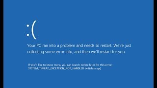 FIXSystem Threads Exception Not Handled BSOD Error In Windows 810 [upl. by Kuhn]