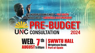 UNC Pre Budget Consultation – PortofSpain Laventille Morvant [upl. by Hum535]