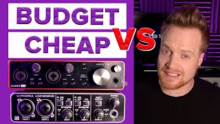 Focusrite Vs Behringer Audio Interface Comparison with Audio Examples [upl. by Tonya37]