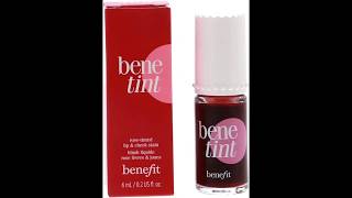 Benefit Bene Tint Rosetinted Lip amp Cheek Stain benefitcosmetics benefitmakeup lipandcheektint [upl. by Reaht]