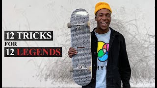 12 Influential Tricks With SkateGoat [upl. by Eedyah103]