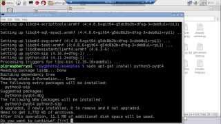 Install PyQt4 on Raspberry Pi [upl. by Shear]