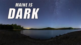 1st Aurora chase of Maine Maine and its plentiful dark skies [upl. by Ecirtra]