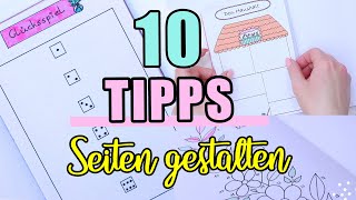 DAS MUSST DU SEHEN 10 BULLET JOURNAL IDEEN für leere SEITEN [upl. by Gyasi205]