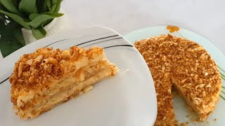 Torte Napoleon  eine der beliebtesten ukrainischen Süßspeisen Nicht so einfach aber super lecker [upl. by Sito]