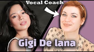 GIGI DE LANA  Bakit Nga Ba Mahal Kita  Vocal Coach amp Professional Singer Reaction Amazing one [upl. by Aubigny]