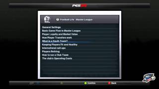 PES2012 Football Life Master League WalkThrough Part 1 [upl. by Carolin]