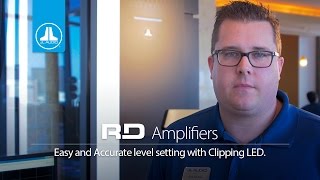 JL Audio RD Amplifier Clipping LED Level Setting Demonstration [upl. by Drawyah]